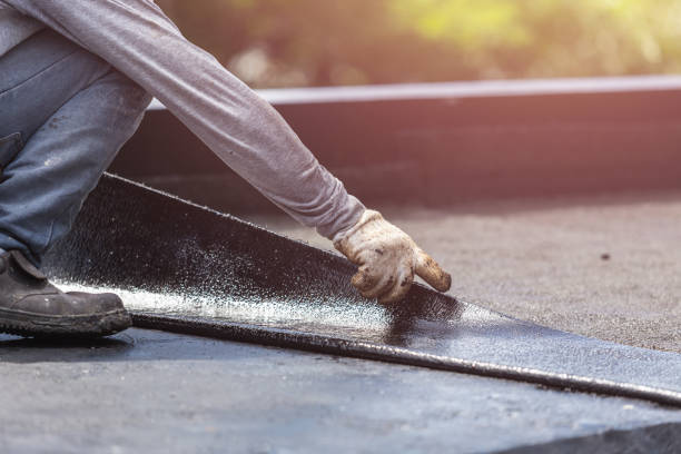 Professional Foundation Crack Repair technician working in Farmersville Station, NY